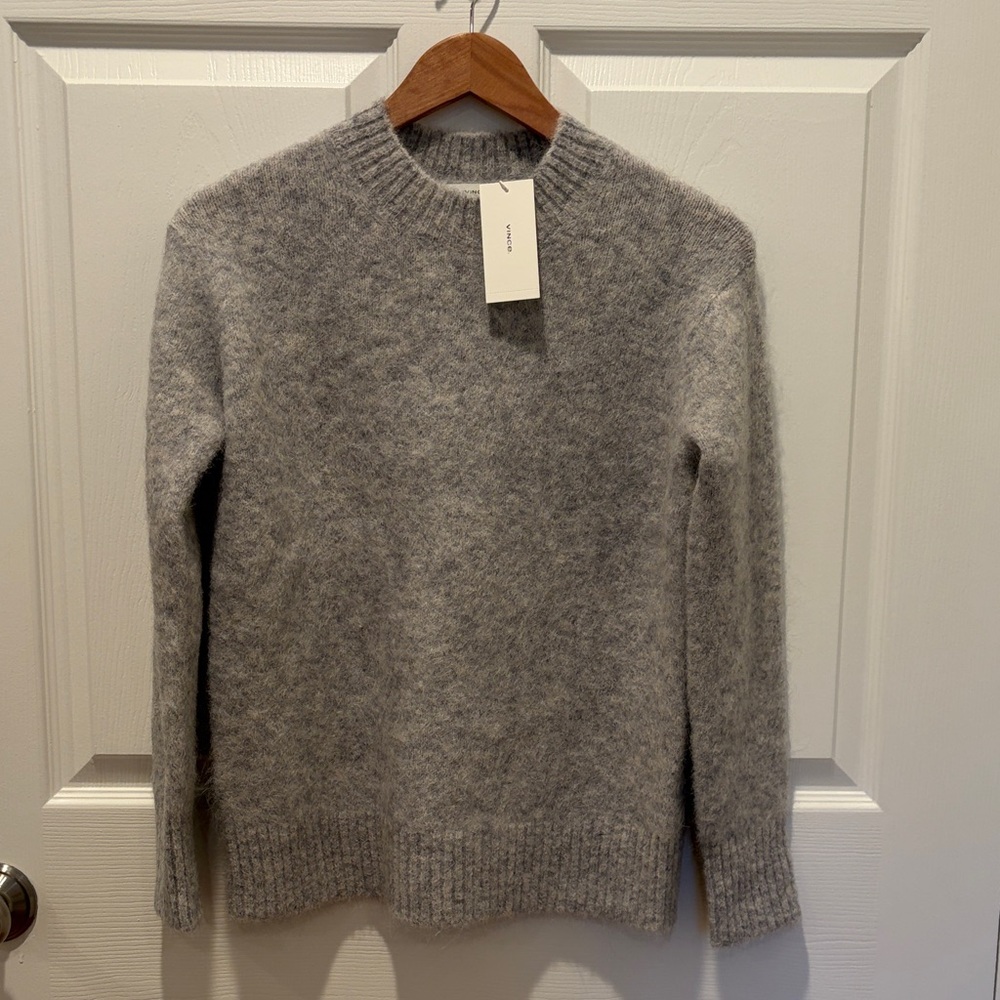 Vince Alpaca Wool Blend Gray Sweater (XXS - NWT)